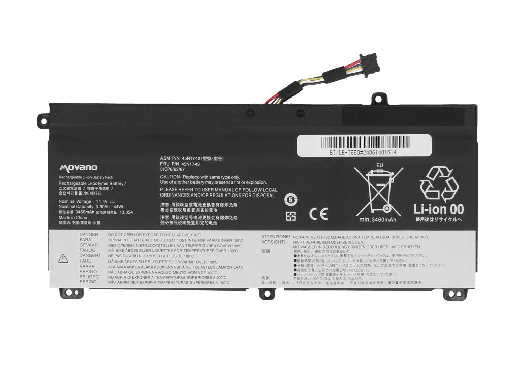 Bateria Movano para Lenovo ThinkPad T550, T560, W550, W550s - Image 4