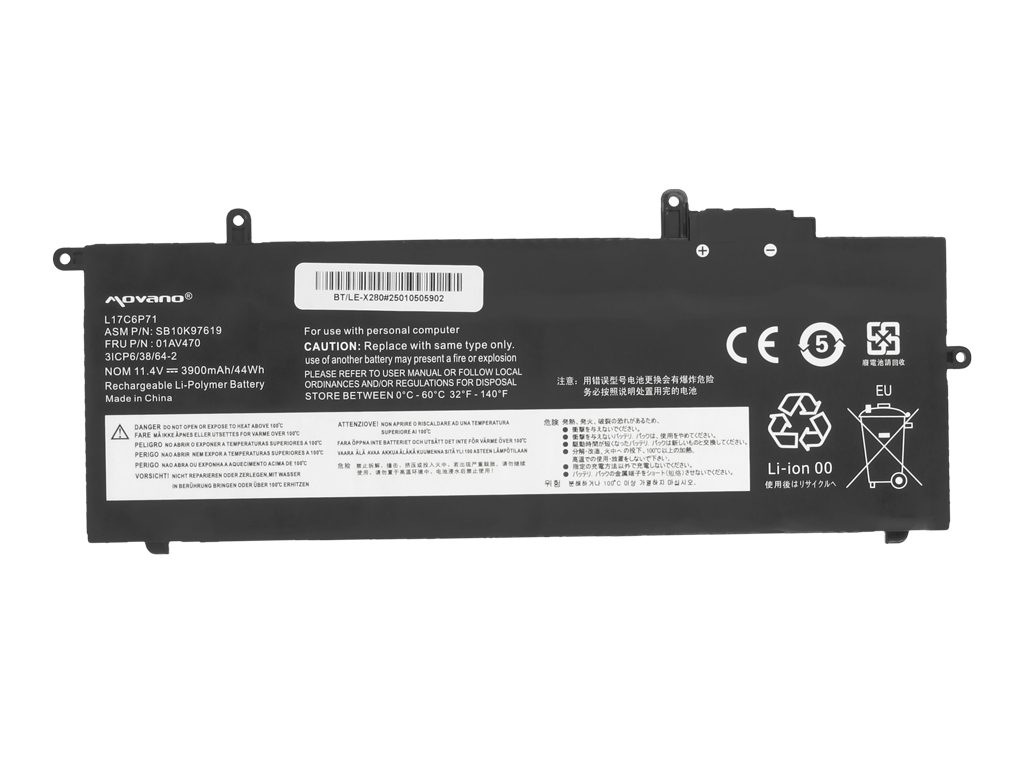 Bateria Movano para Lenovo ThinkPad A285, X280 L17C6P71 - Image 2