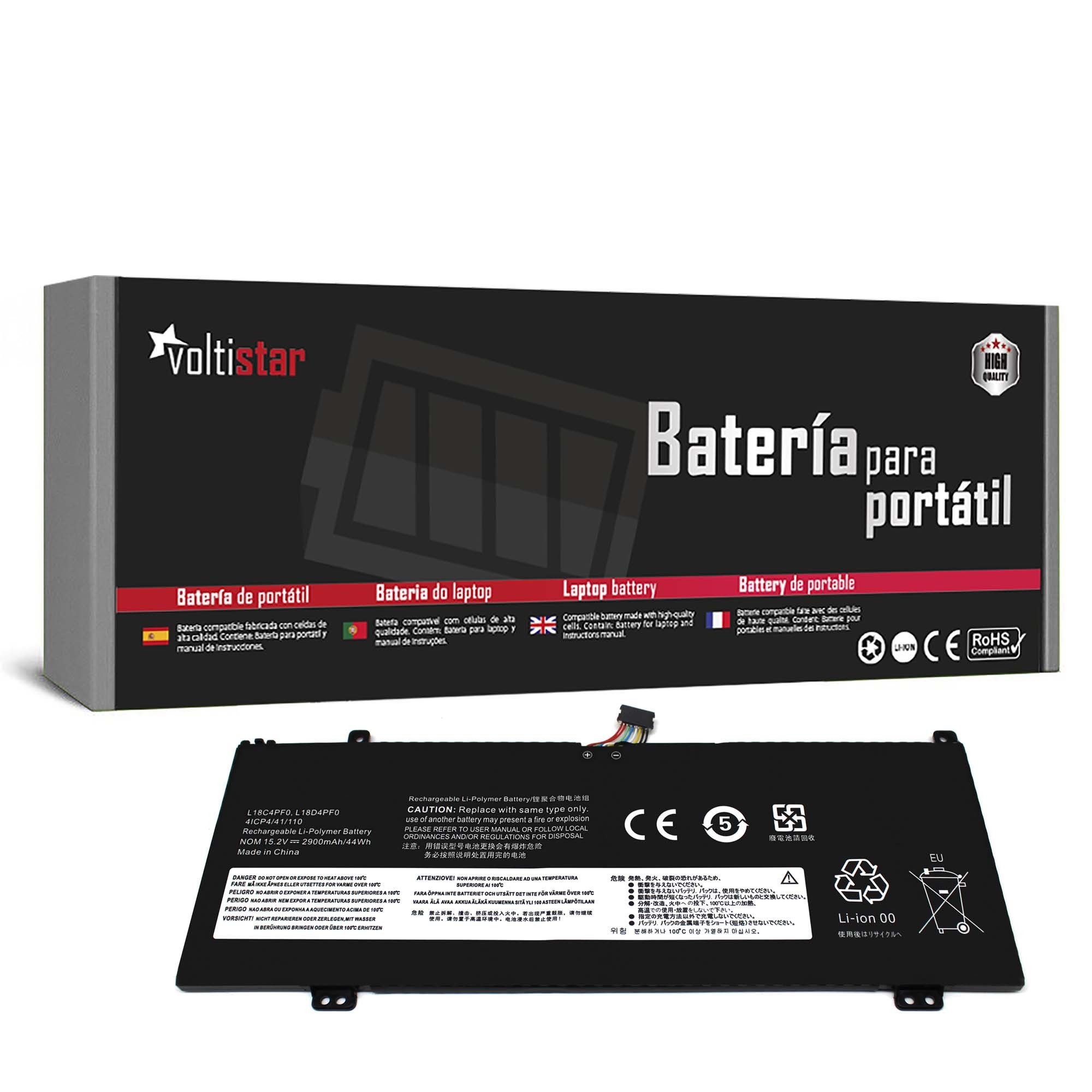 BATERIA PARA PORTÁTIL LENOVO THINKBOOK 13S 14S L18D4PF0 L18C4PF0 L18M4PF0