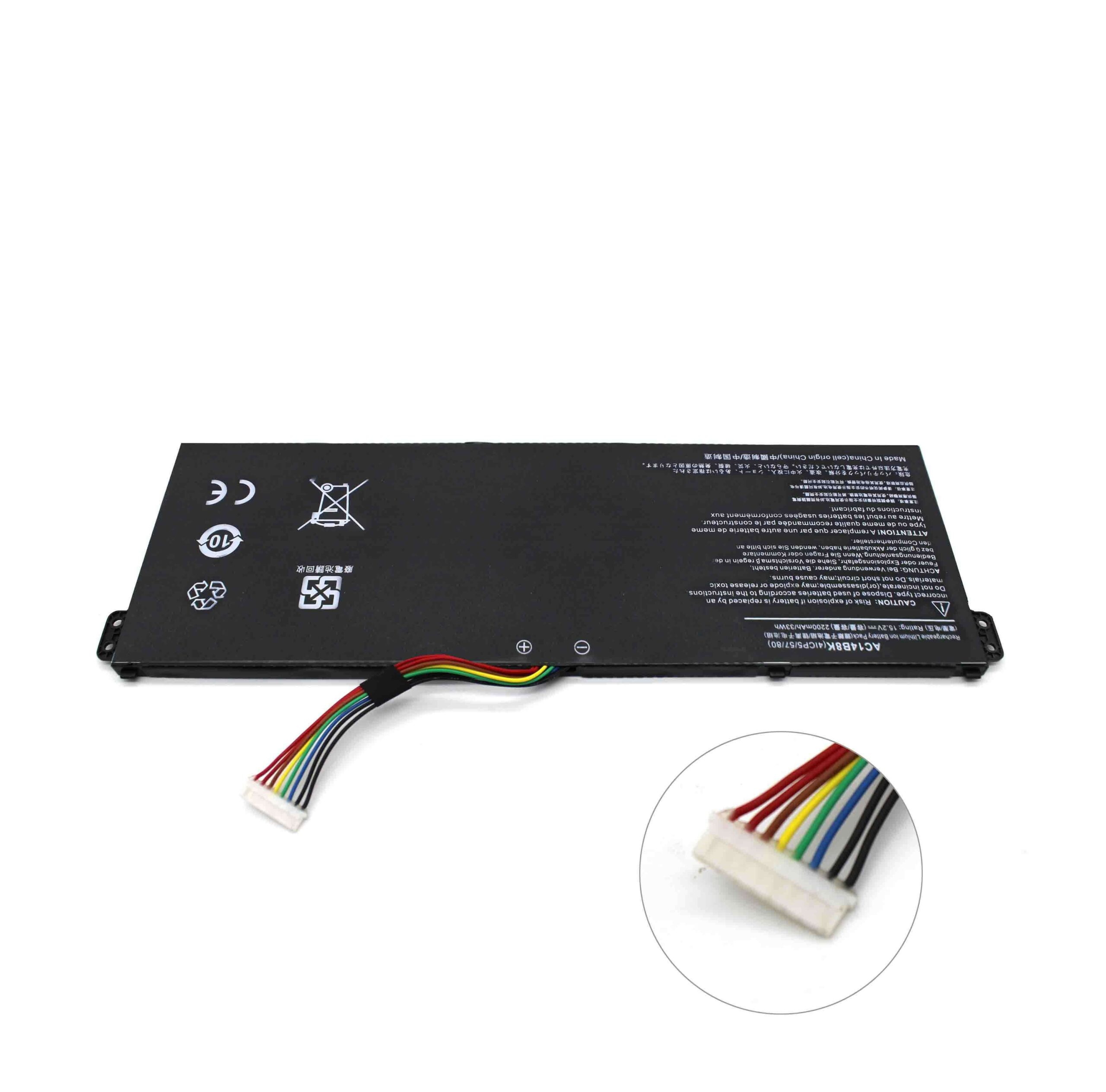 BATERIA PARA PORTATIL ACER AC14B3K AC14B8K AC14B8K(4ICP5/57/80) KT.0040G.004 KT0030G.004 15.2V - Image 2
