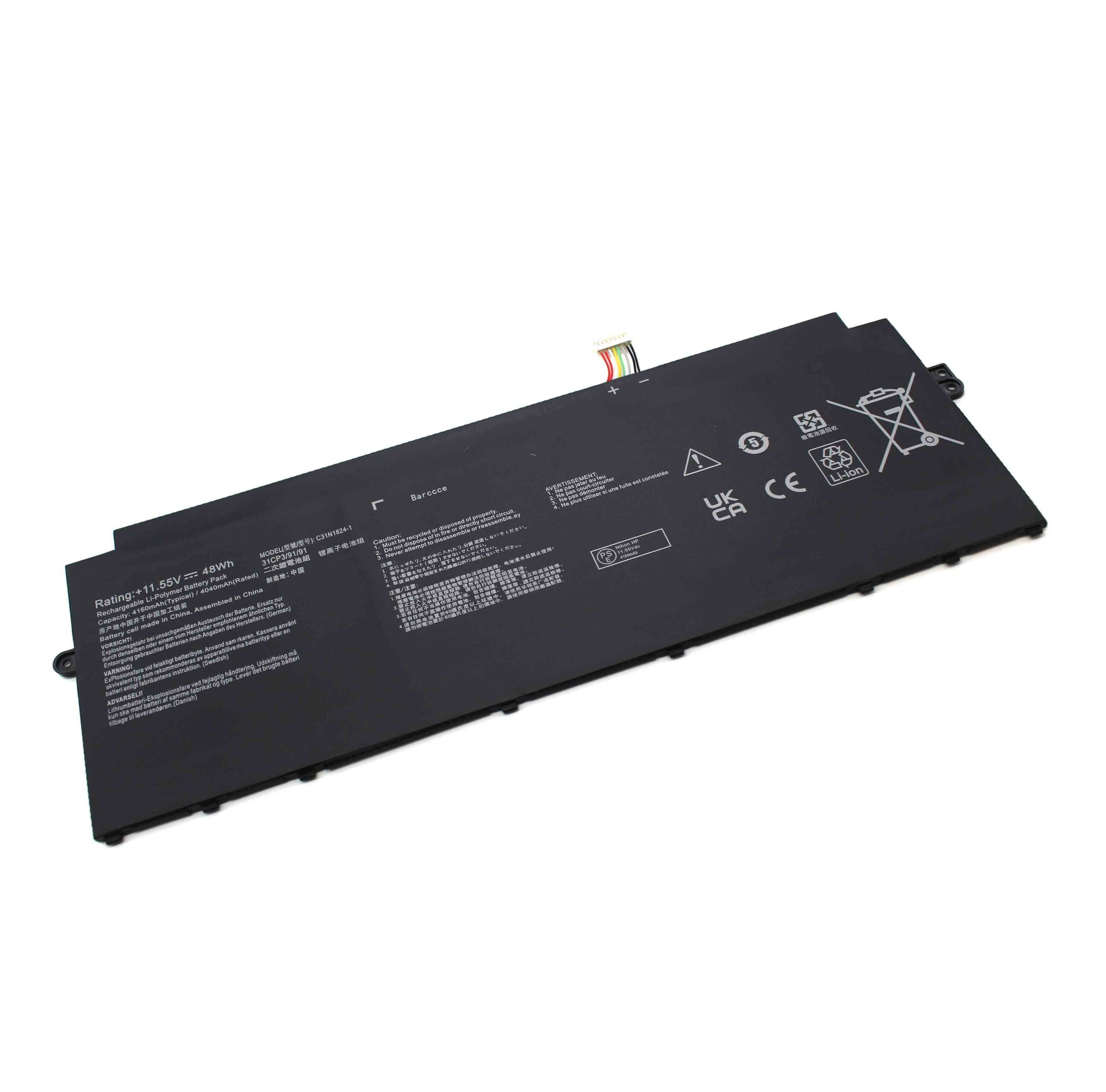 BATERIA PARA PORTATIL ASUS CHROMEBOOK FLIP C433T C31N1824-1 - Image 3