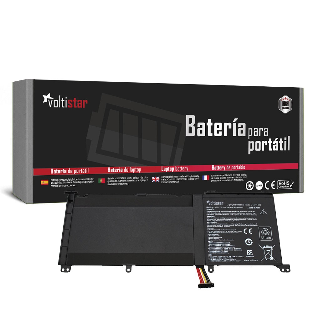 BATERIA PARA PORTATIL ASUS G501JW G501VW ZENBOOK UX501J UX501JW C41N1416
