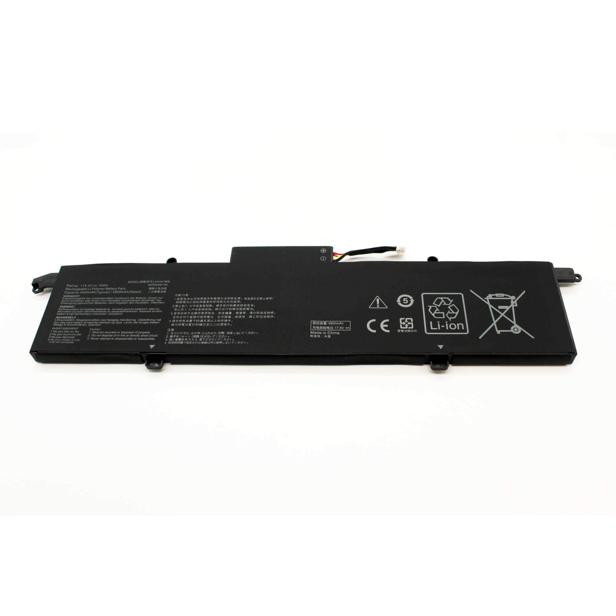 BATERIA PARA PORTATIL ASUS ROG ZEPHYRUS G14 GA401 C41PQ05 C41N1908 - Image 2