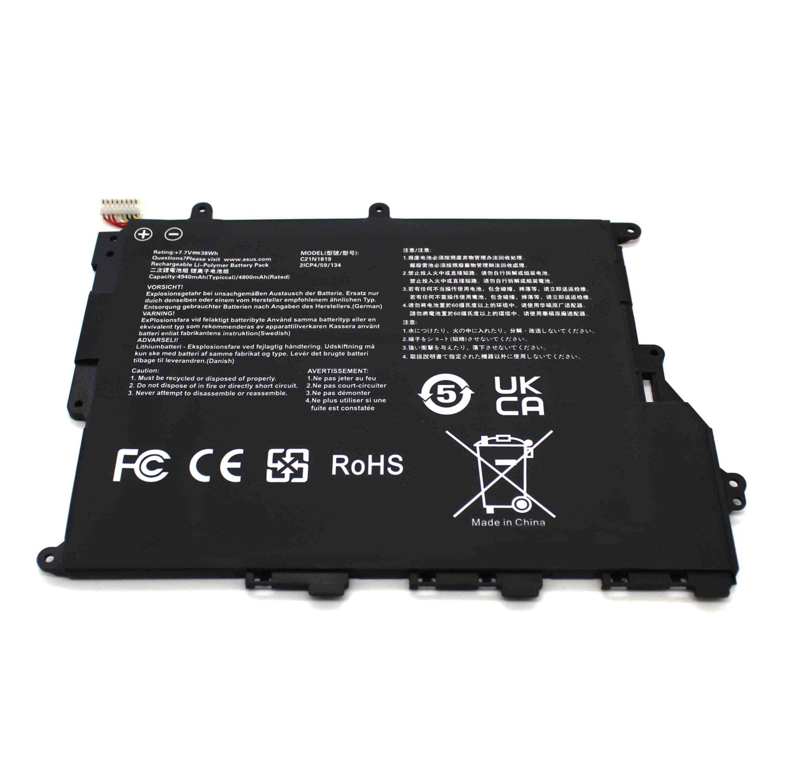 BATERIA PARA PORTATIL ASUS VIVOBOOK 14 X420FA X420UA SERIES C21N1819