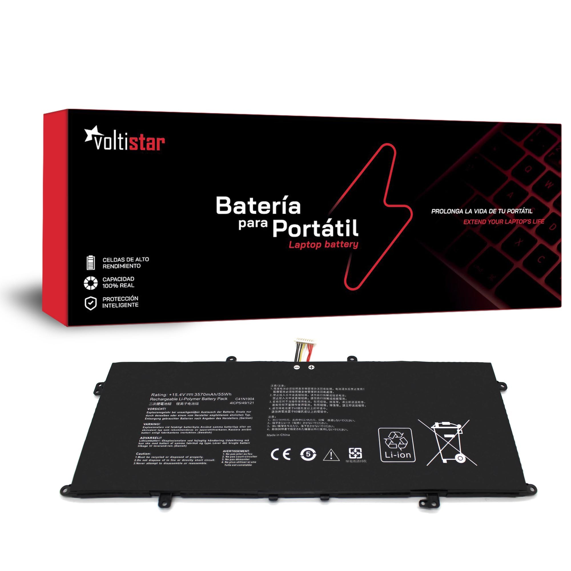 BATERIA PARA PORTÁTIL ASUS ZENBOOK 13 UX325E SERIES C41N1904 0B200-03660600