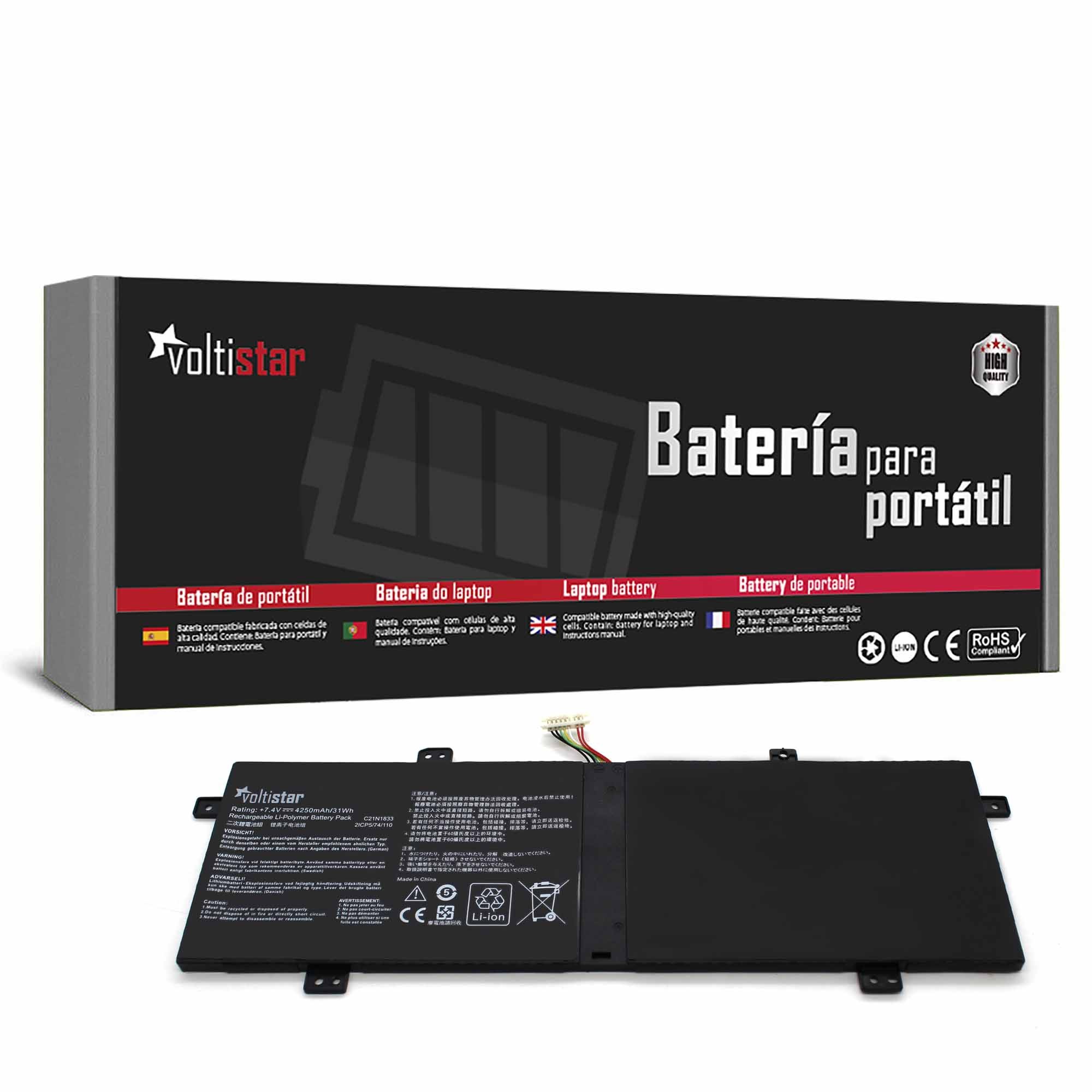 BATERIA PARA PORTATIL ASUS ZENBOOK UX431FL S4500F V431FL UM431 U4500 C21N1833