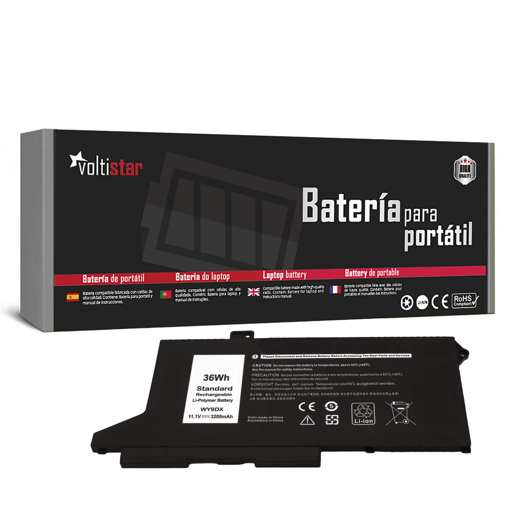 BATERIA PARA PORTÁTIL DELL LATITUDE 5420 WY9DX