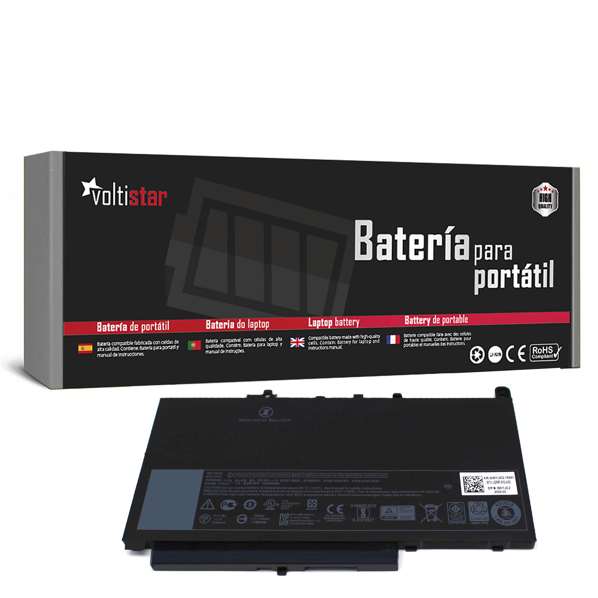 BATERIA PARA PORTATIL DELL LATITUDE E7270 E7470 579TY