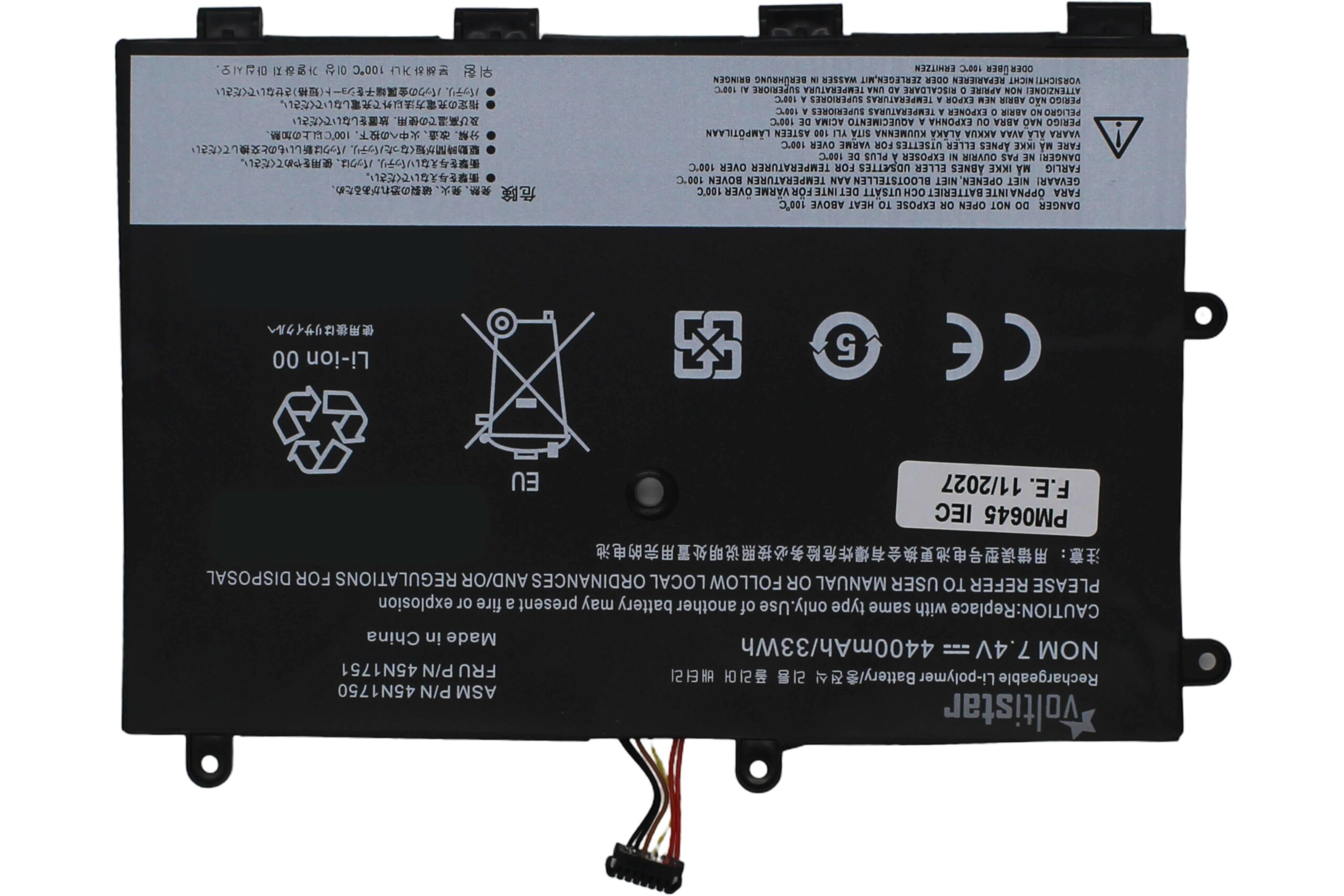 BATERIA DO PORTÁTIL PARA LENOVO 45N1750 45N1748 45N1749 45N1751 7.4V 4300mAh - Image 3
