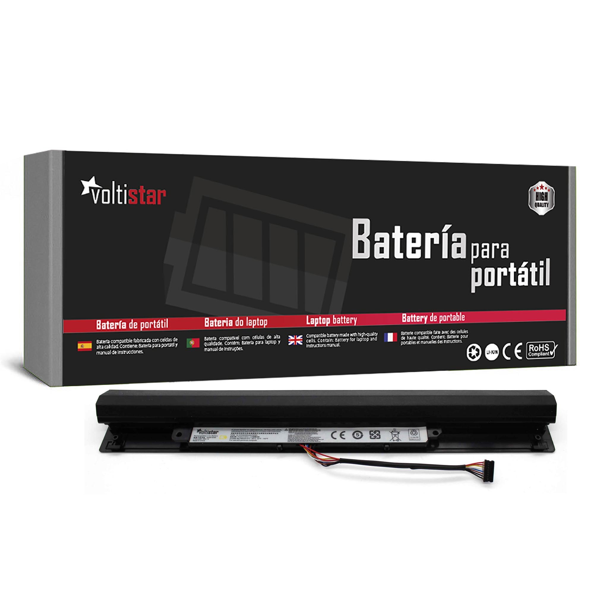 BATERIA PARA PORTATIL LENOVO IDEAPAD 100-15IBD 80QQ 300-15ISK 80Q7 300-15IBR 80M3