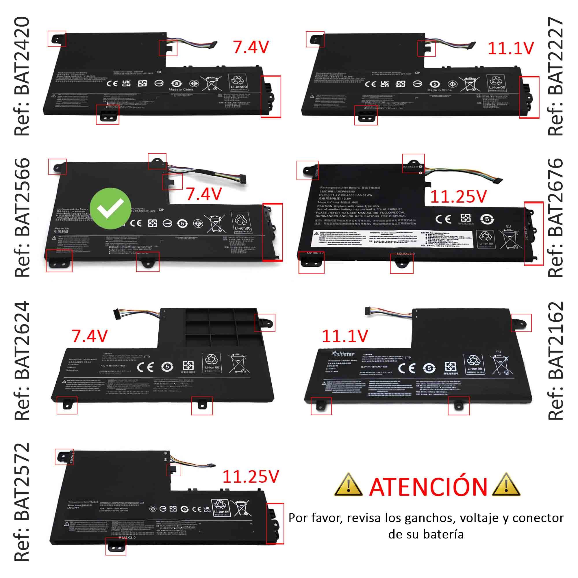 BATERIA PARA PORTATIL LENOVO IDEAPAD 330S-15ARR 330S-15AST 330S-14IKB 330S-15IKB L14M2P21 - Image 4