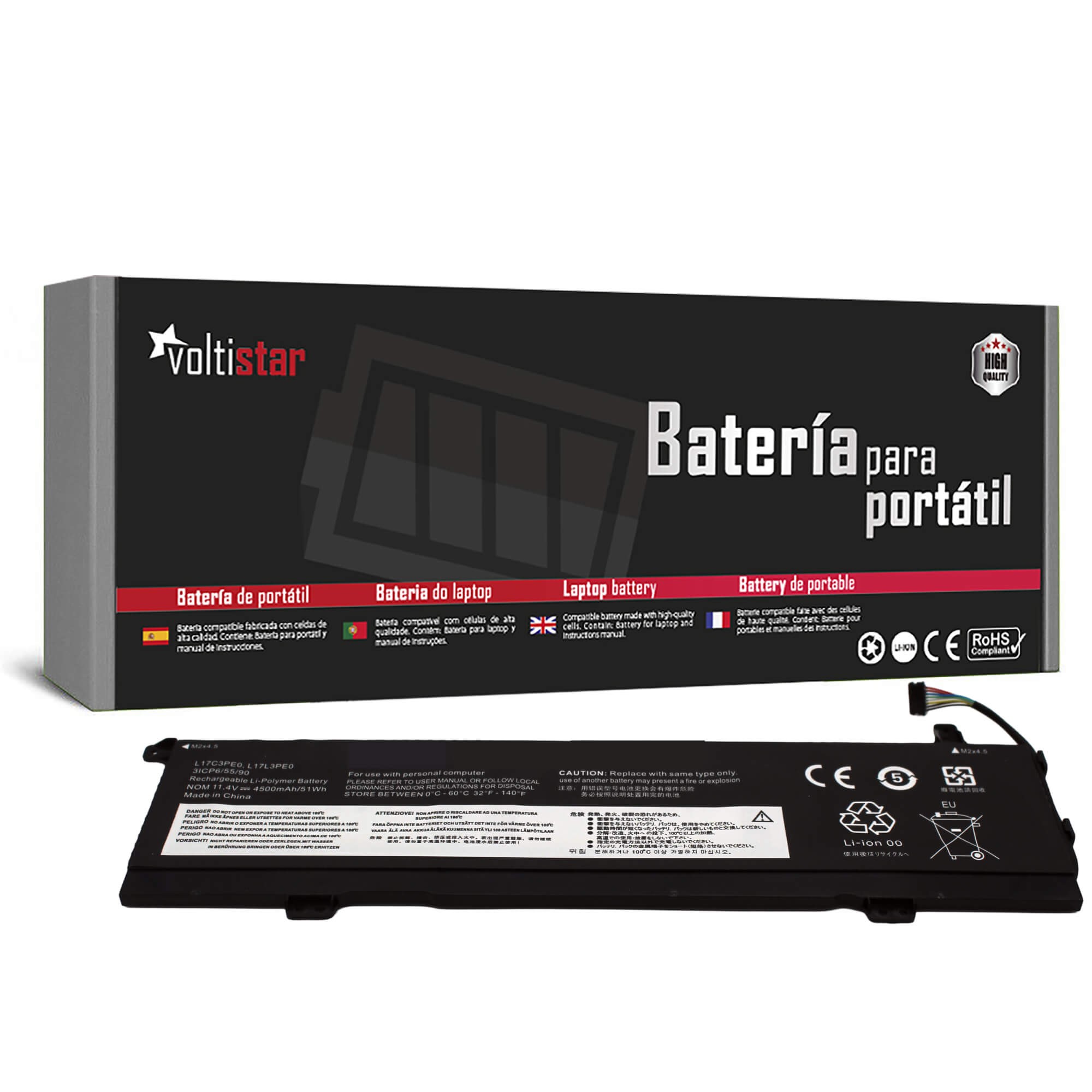 BATERIA PARA PORTÁTIL LENOVO YOGA 730-15IKB L17C3PE0