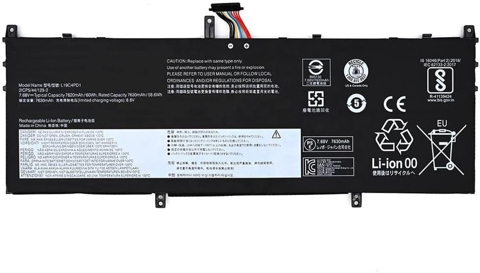 BATERIA PARA PORTATIL LENOVO YOGA C640 13 C640 13 IML L19C4PD1 L19M4PD1 L19L4PD1 - Image 2