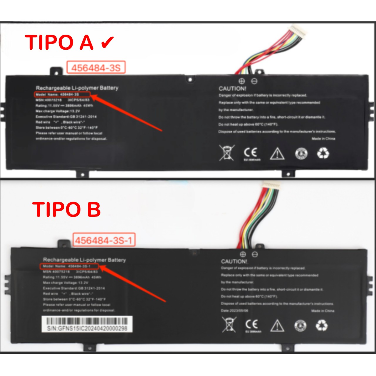 BATERIA PARA PORTÁTIL MEDION 456484-3S E1640 - Image 4
