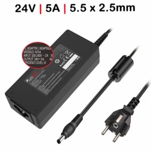 CARREGADOR 24V 5.0A 120W 5.5mm*2.5mm