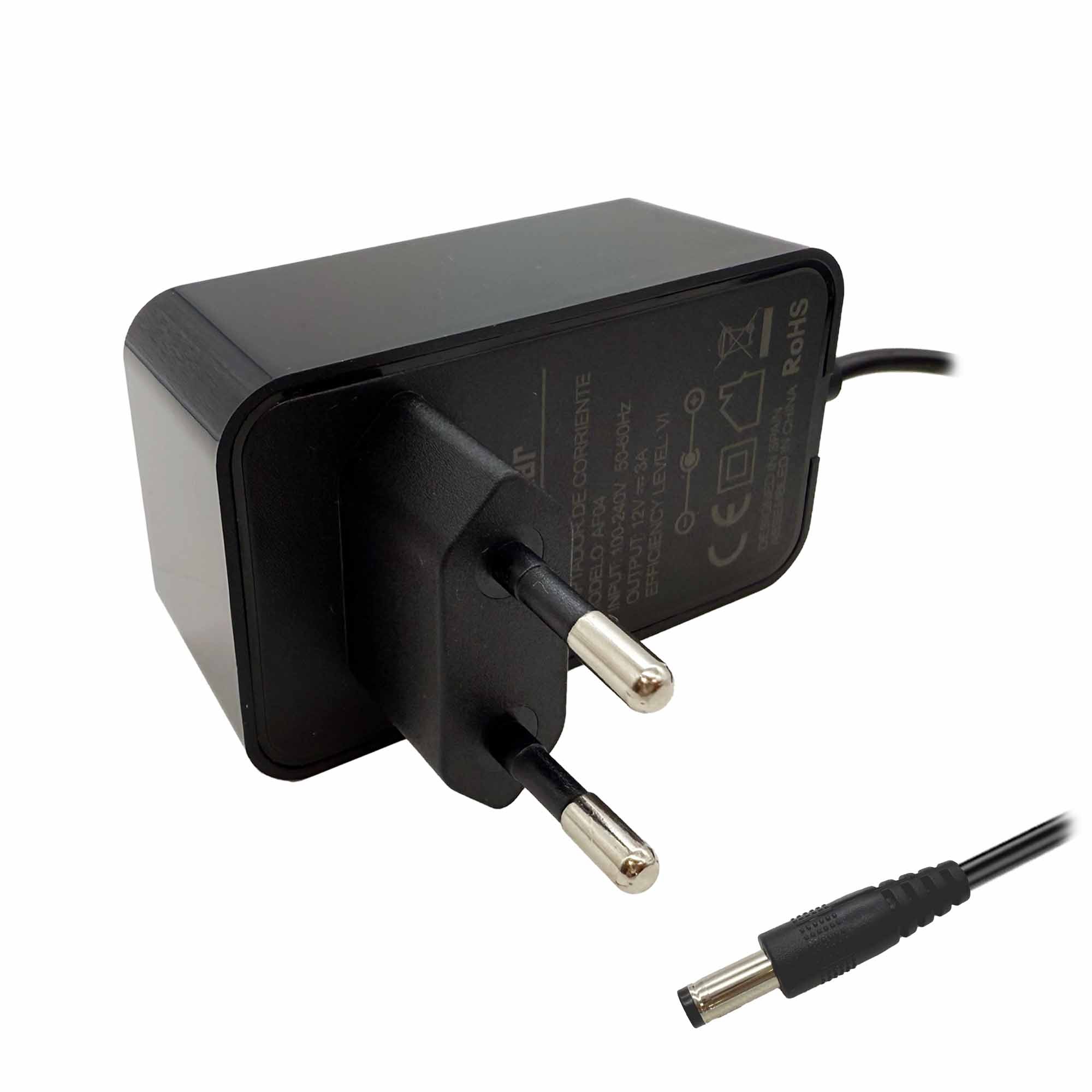 CARREGADOR PARA FITAS LED, ROTEADORES, CÂMERAS DE SEGURANÇA 12V 3A 5.5X2.1MM - Image 2