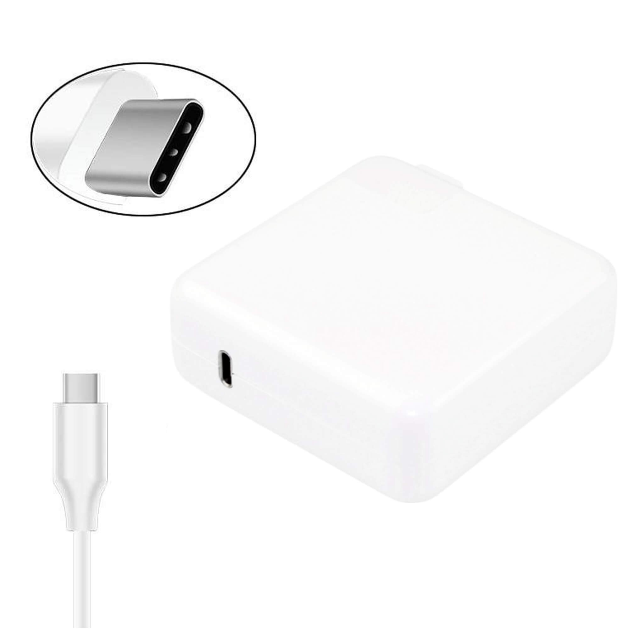 CARREGADOR PARA PORTÁTIL APPLE MACBOOK USB-C 96W BRANCO