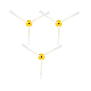 CEPILLOS LATERALES (PACK DE 3) PARA ASPIRADORA IROBOT ROOMBA 500 600 700