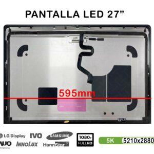 ECRÃ LED COMPLETO DE 27" PARA APPLE IMAC PRO A1862 5K SÉRIE 2017 PORTÁTIL LM270QQ1 (SD) (D1)
