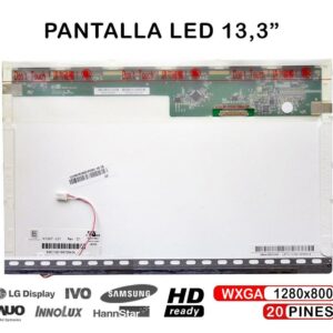 ECRÃ LCD DE 13.3" PARA PORTATIL LTN133AT03 LTN133AT08-005 LTN133AT08-006 LJ96-04093A LTN133AT07