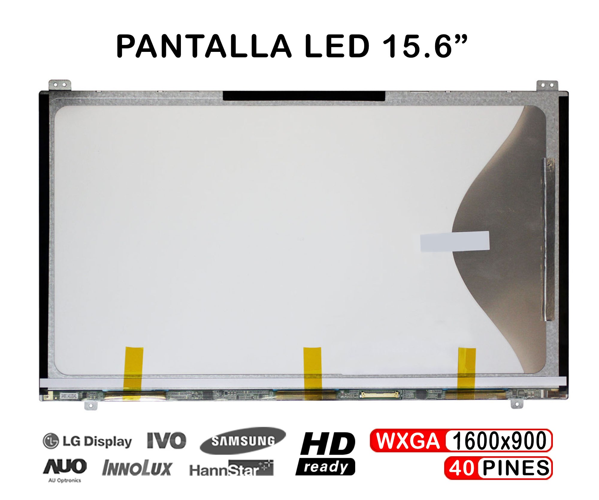 ECRÃ LED DE 15,6" PARA LAPTOP SAMSUNG LTN156KT03