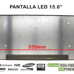 ECRÃ LED FHD 15,6" NV156FHM-T0A V8.1 40 PINOS