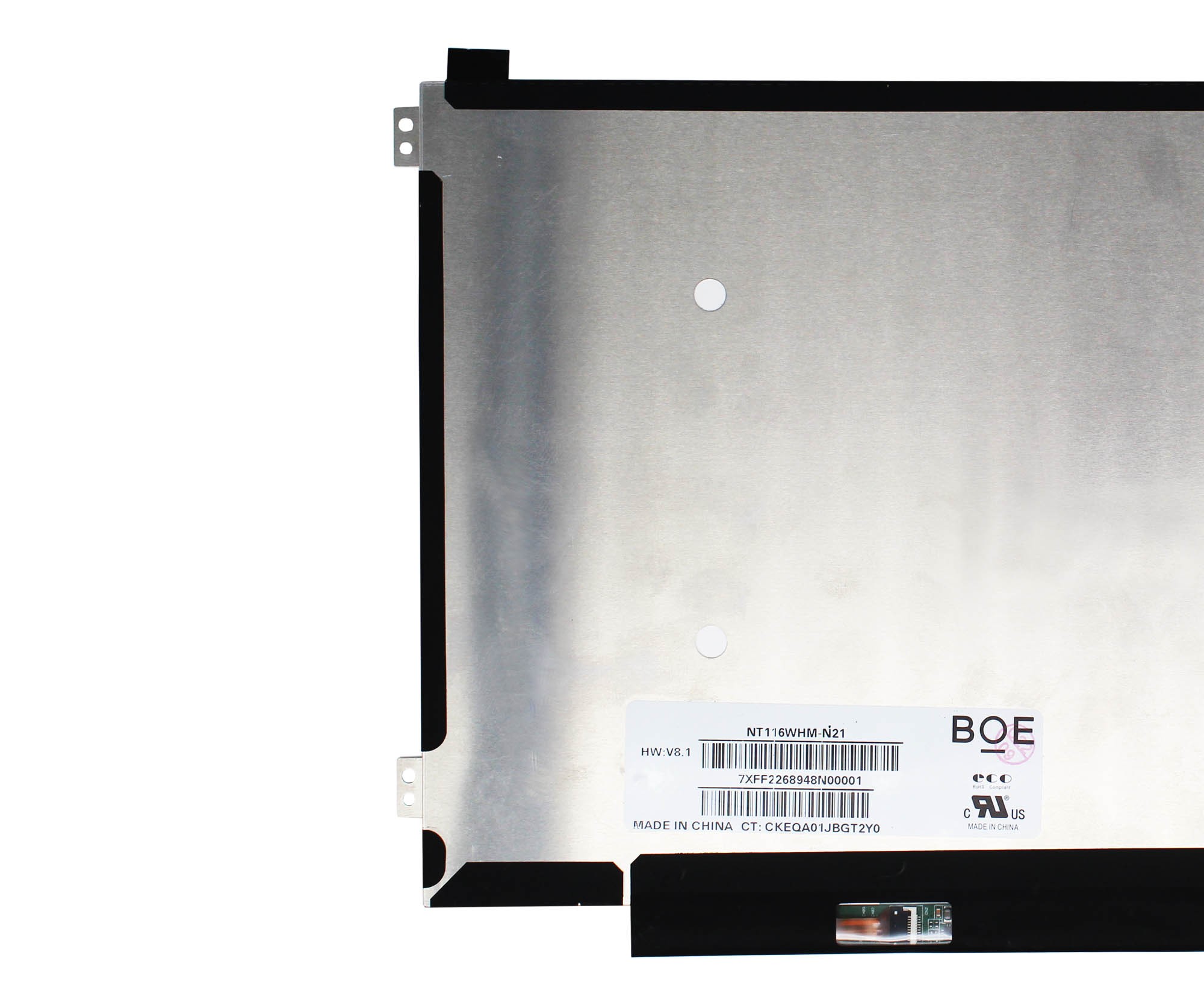 ECRÃ LED FROSO DE 11.6" PARA PORTATIL NT116WHM-N21 30 PINES - Image 3