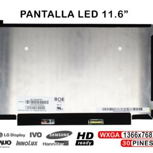 ECRÃ LED FROSO DE 11.6" PARA PORTATIL NT116WHM-N21 30 PINES