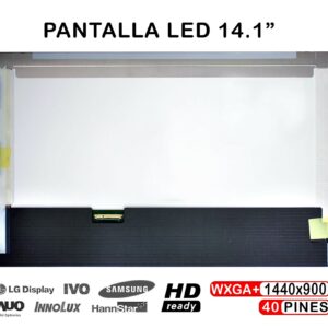 ECRÃ LED DE 14.1" PARA PORTATIL B141PW04 LTN141BT09 LP141WP3-TLA1