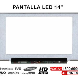 ECRÃ LED DE 14" PARA LAPTOP LENOVO THINKPAD X1 CARBON LP140WD2 (TL) (E1) LP140WD2 (TL) (E2)