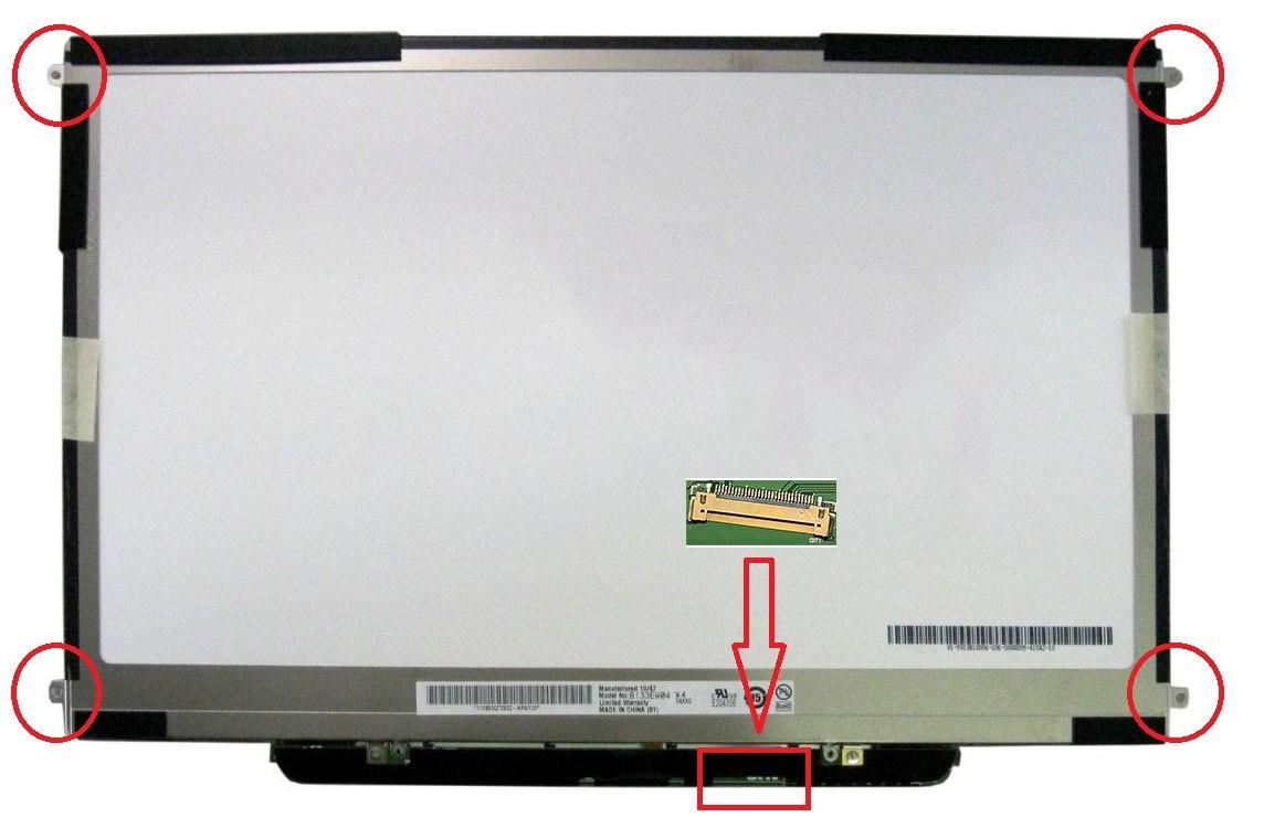 ECRÃ LED DE 13.3" PARA PORTATIL APPLE MACBOOK A1342 - Image 2