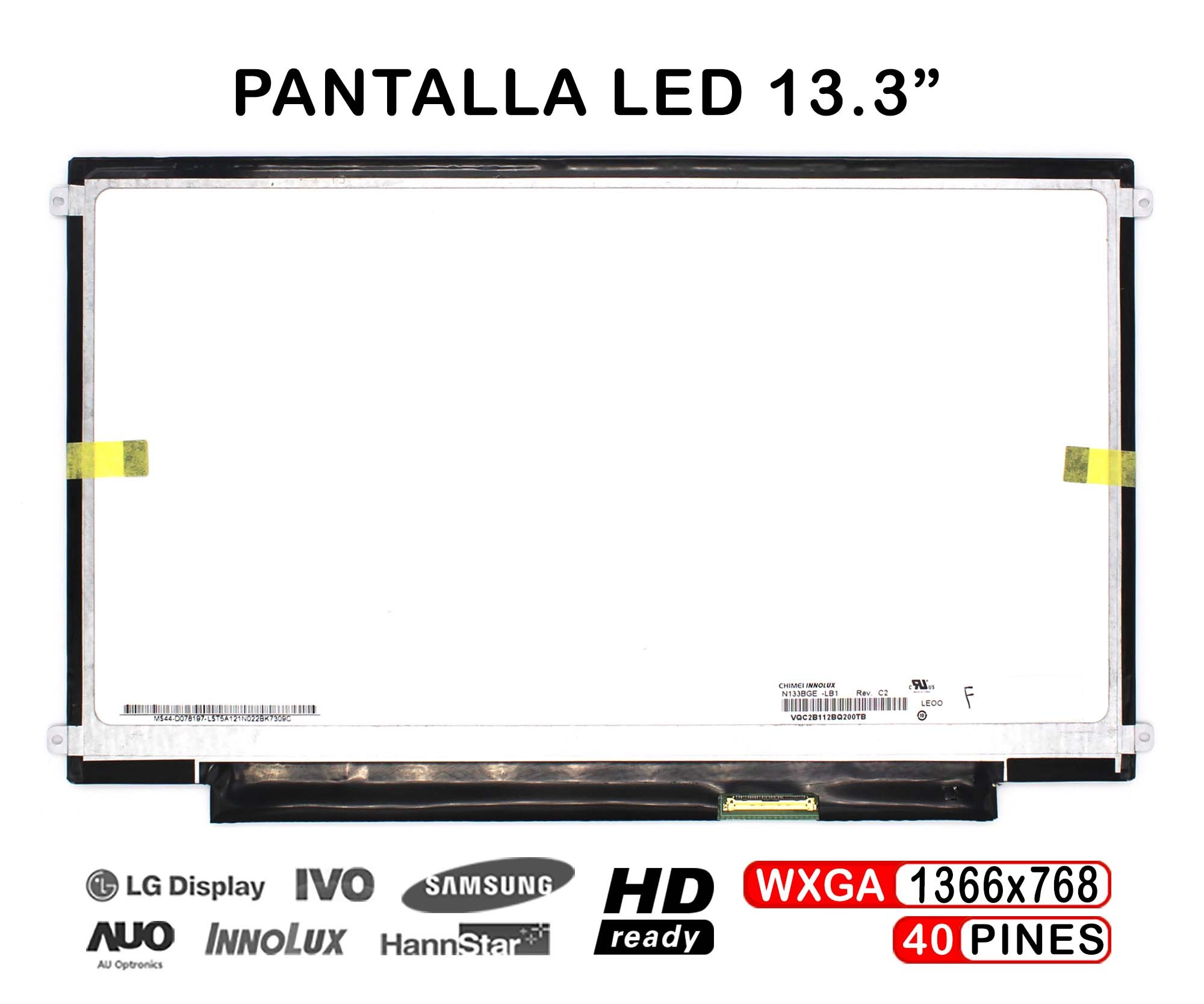 ECRÃ PARA PORTATIL ACER ASPIRE AS3810TZ-414G32N LED 13.3"
