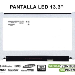 ECRÃ LED DE 13.3" PARA PORTATIL ACER ASPIRE S13 S5-371 B133HAN04.1 B133HAN04.3 FHD 30 PINES