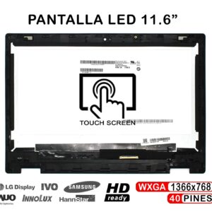 ECRÃ TÁTIL LED DE 11.6" PARA PORTATIL ACER CHROMEBOOK CP311 COM QUADRO