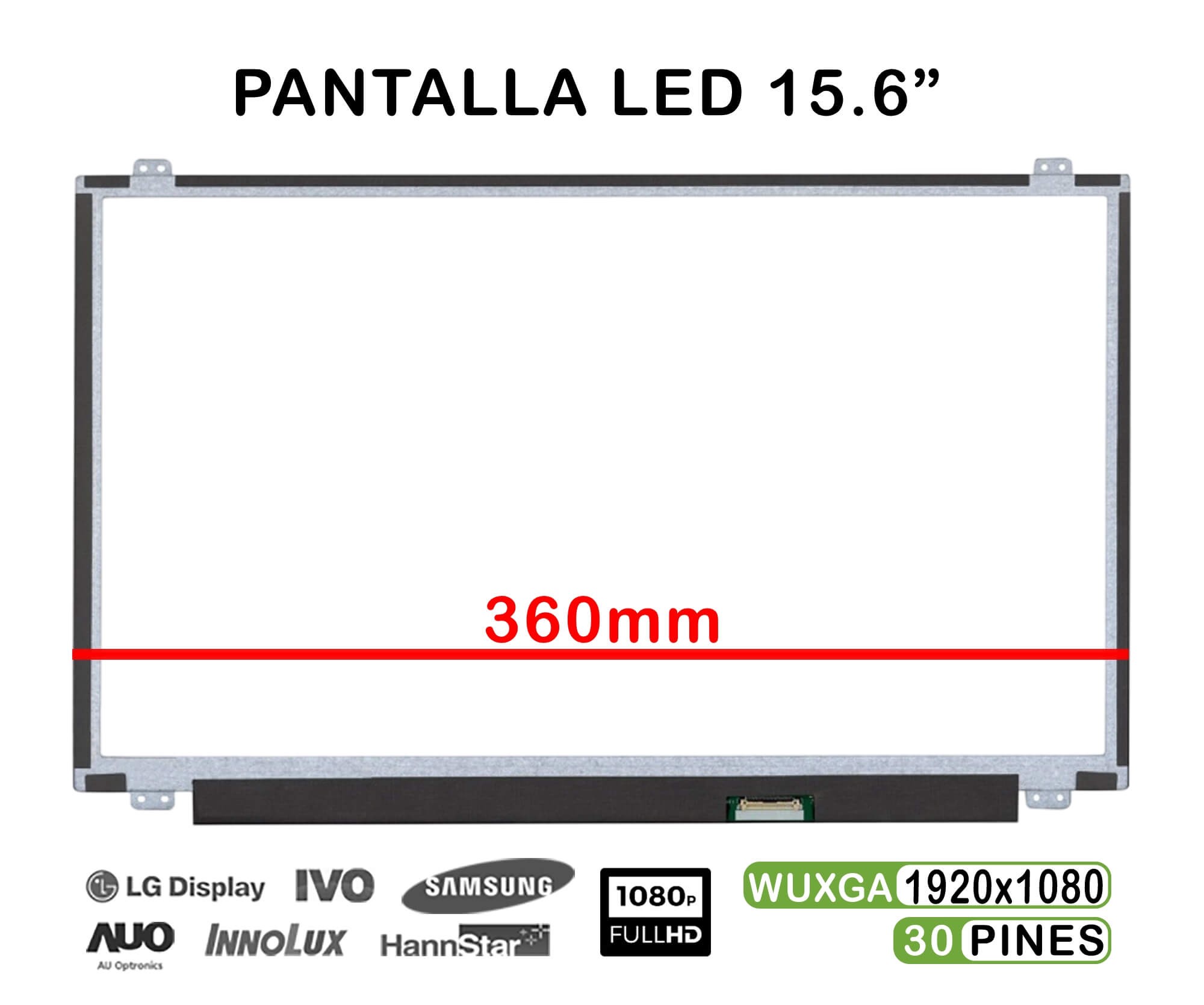 ECRÃ PARA PORTATIL ACER NITRO 5 AN515-52 SERIES