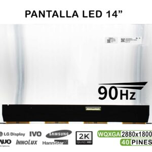 ECRÃ OLED DE 14" PARA PORTATIL ATNA40YK07 90HZ 2880X1800