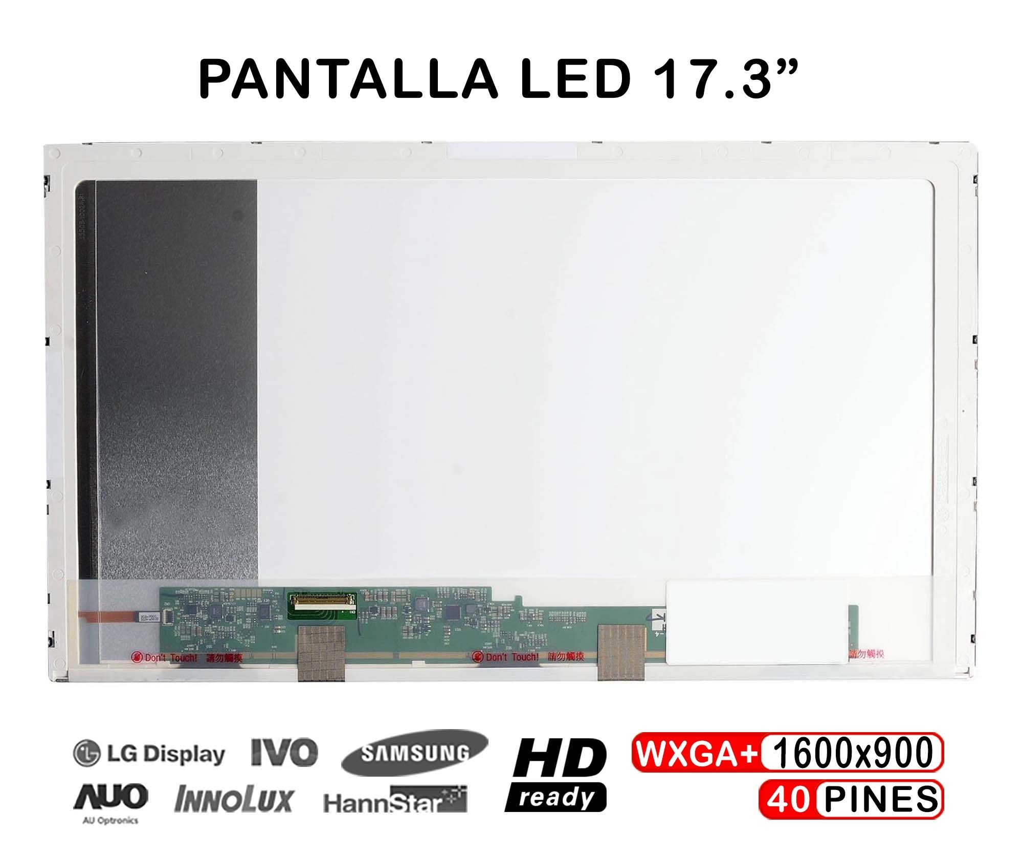 ECRÃ LED DE 17.3" PARA PORTATIL B173RW01 V.5