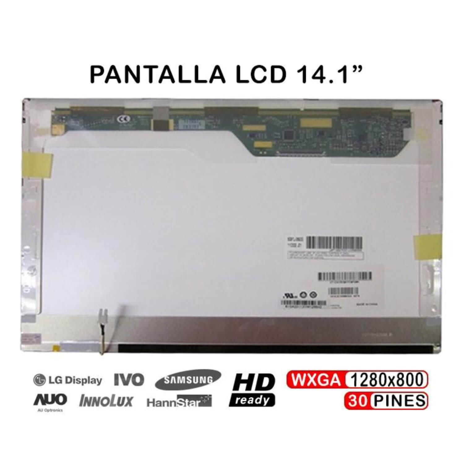 ECRÃ LCD DE 14.1" PARA PORTATIL DELL INSPIRON 1425 VOSTRO 1400