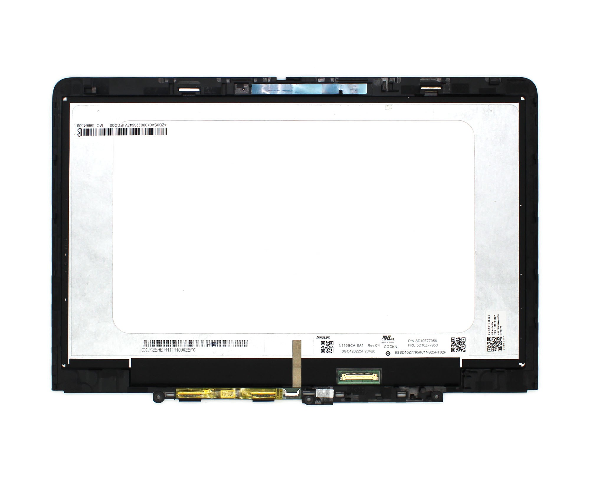 ECRÃ TÁTIL LED DE 11.6" PARA PORTATIL LENOVO 300W YOGA GEN 4 COM QUADRO - Image 2