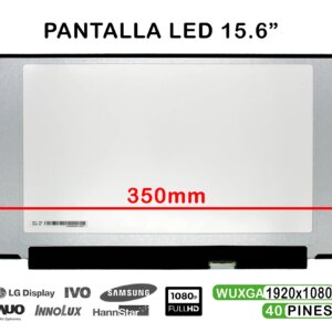 ECRÃ LED DE 15.6" PARA PORTÁTIL LP156WFJ-SPB1 FHD 40 PINOS
