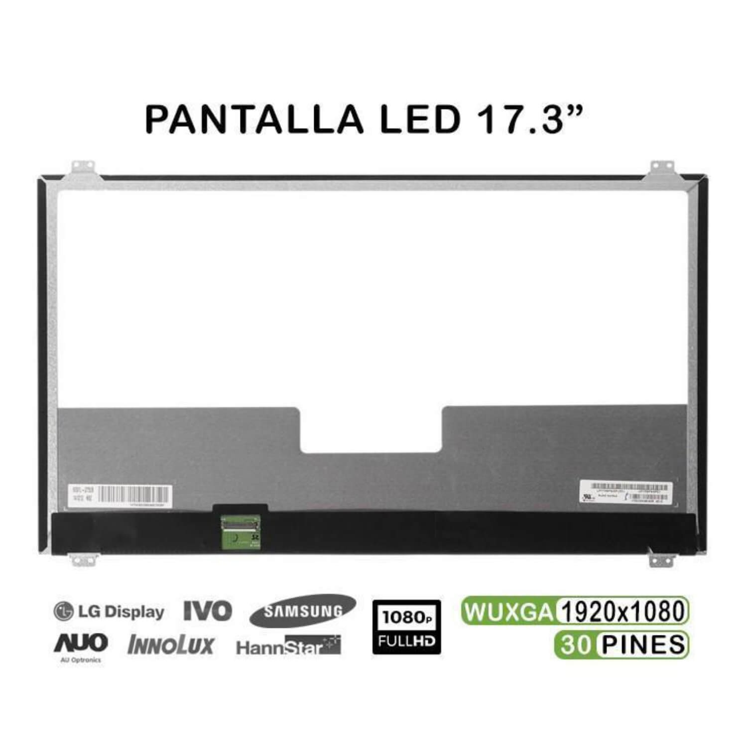 ECRÃ LED DE 17,3" PARA LAPTOP ASUS G571J LP173WF4 SP D1 - Image 2