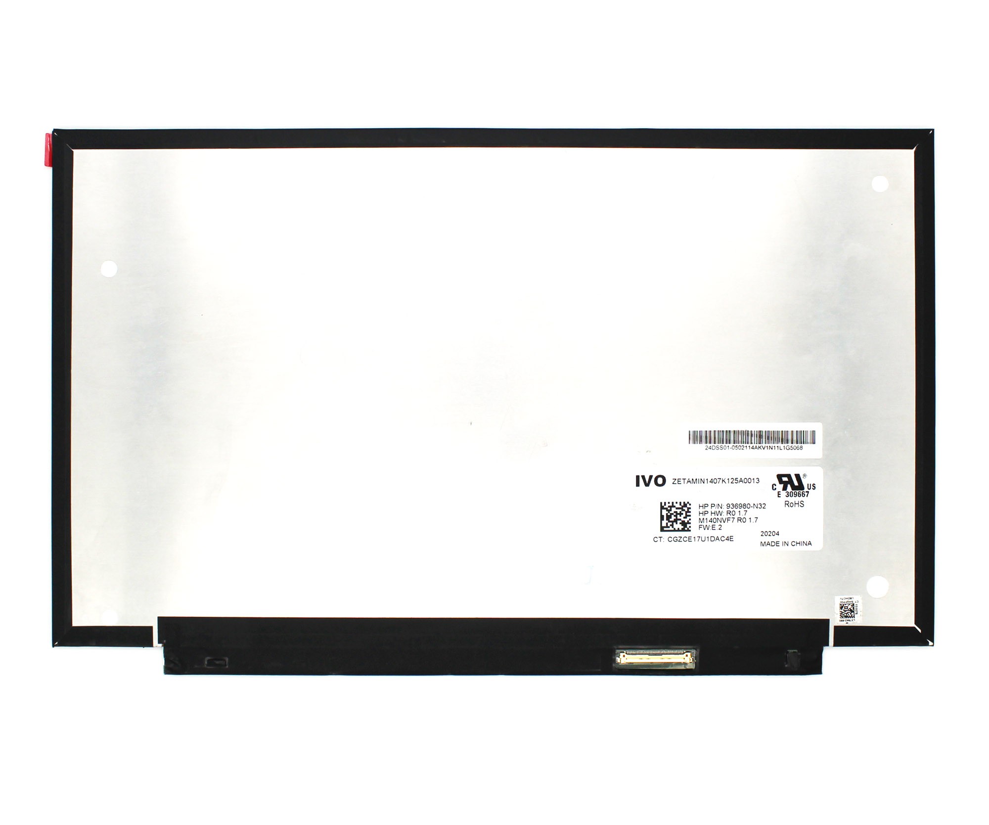 ECRÃ LED DE 14" PARA PORTATIL M140NVF7 R0 1.7 IPS 120HZ 40 PINES FHD - Image 2