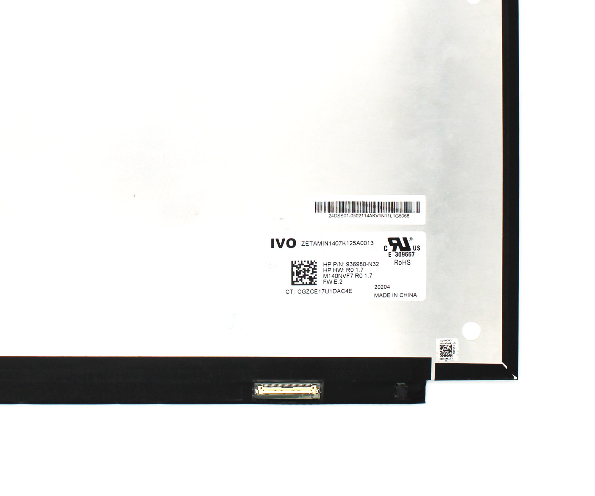 ECRÃ LED DE 14" PARA PORTATIL M140NVF7 R0 1.7 IPS 120HZ 40 PINES FHD - Image 4