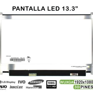 ECRÃ LED DE 13.3" PARA PORTATIL N133HSE-EA3 REV.C3 30 PINES