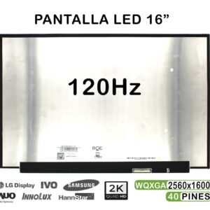 ECRÃ LCD DE 16" PARA PORTATIL NE160QDM-NY2