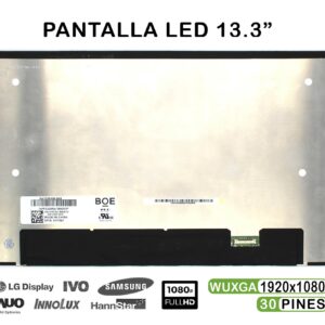 ECRÃ LED DE 13.3" PARA PORTATIL NV133FHM-N49 30 PINES