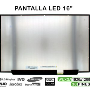 ECRÃ LED DE 16" PARA PORTATIL NV160WUM-NH0 30 PINES FHD