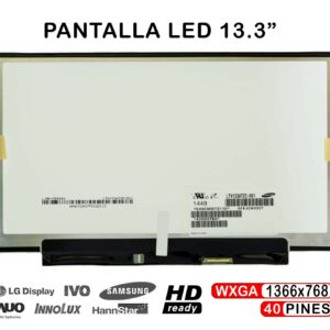 ECRÃ LED DE 13.3" PARA PORTATIL LP133WH2 LTN133AT25-T01 LTN133AT25-601 LTN133AT25-501