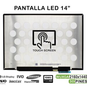 ECRÃ LED TÁTIL DE 14" PARA PORTATIL TV140WTM-NH0 2160X1440 30 PINES