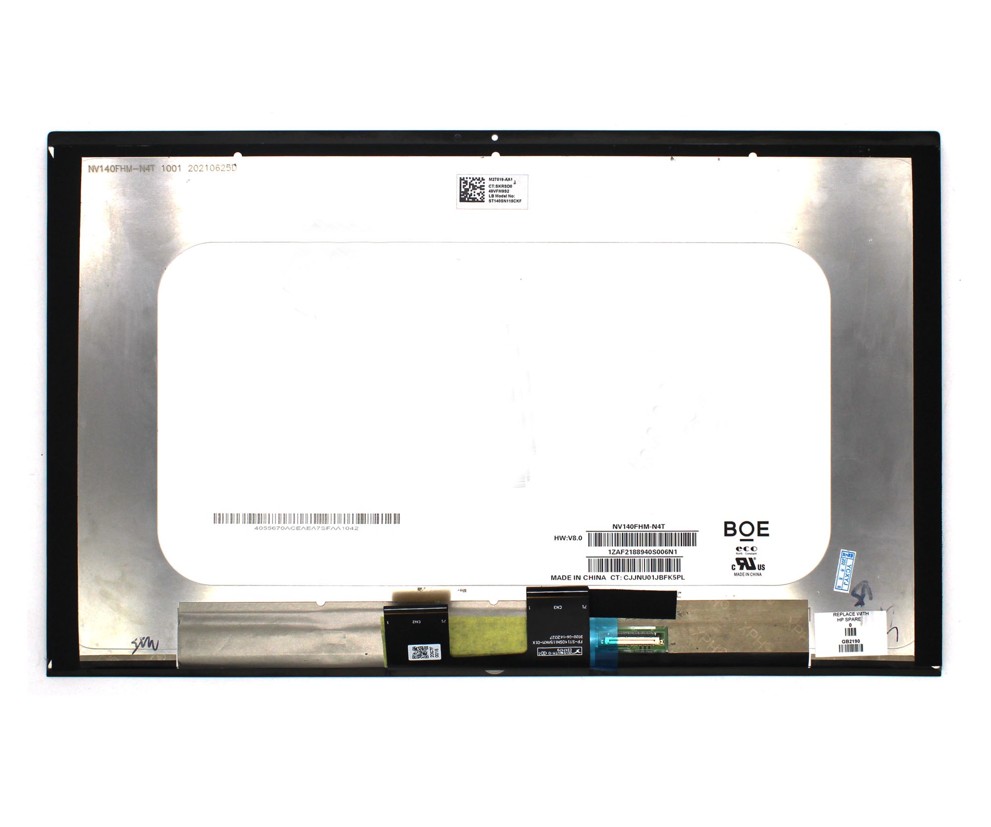 ECRÃ LED TÁTIL 14" PARA PORTATIL HP PAVILION X360 14M-BY FHD - Image 2